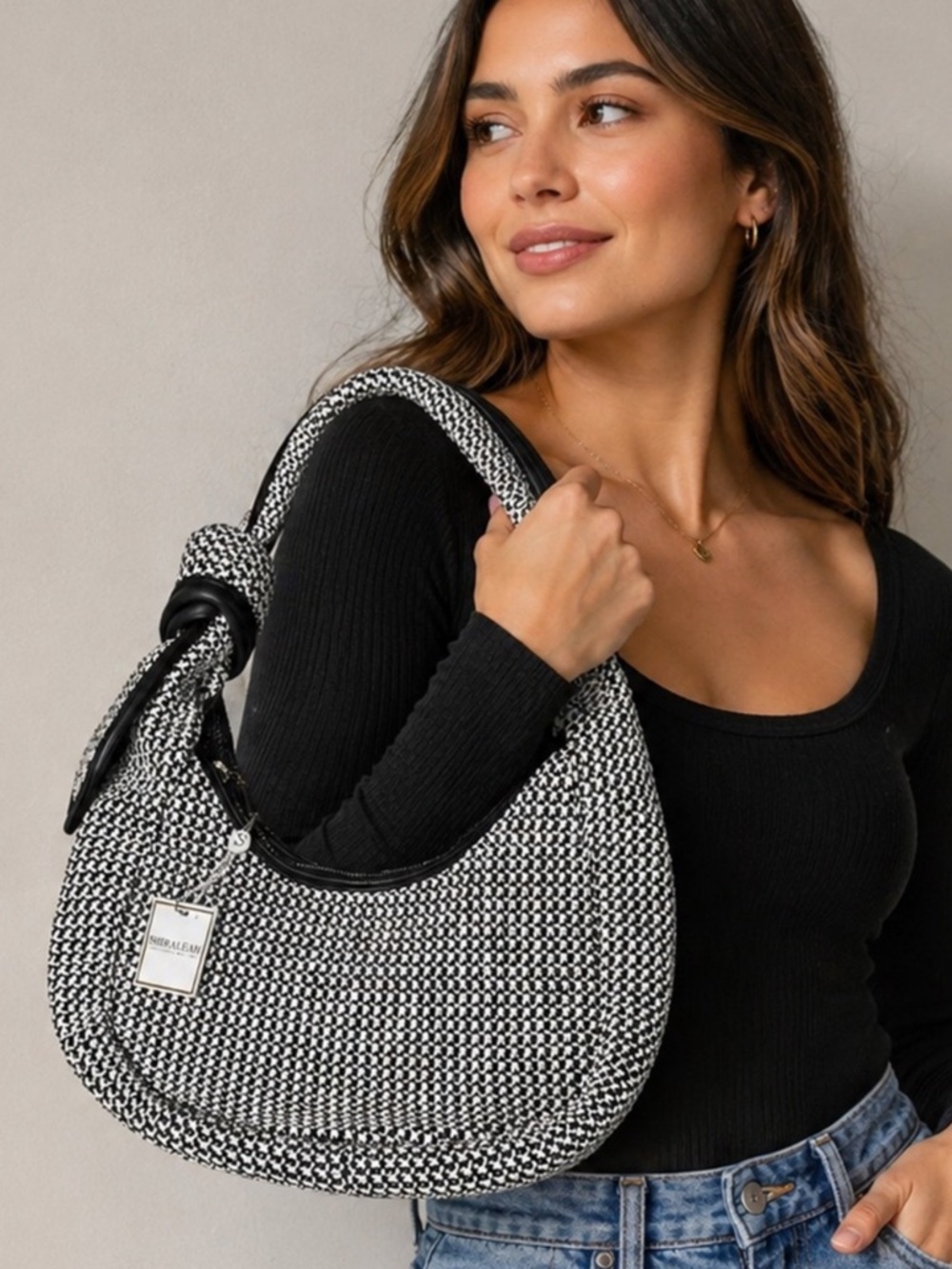 NWT Shiraleah Becca Knotted Shoulder Bag